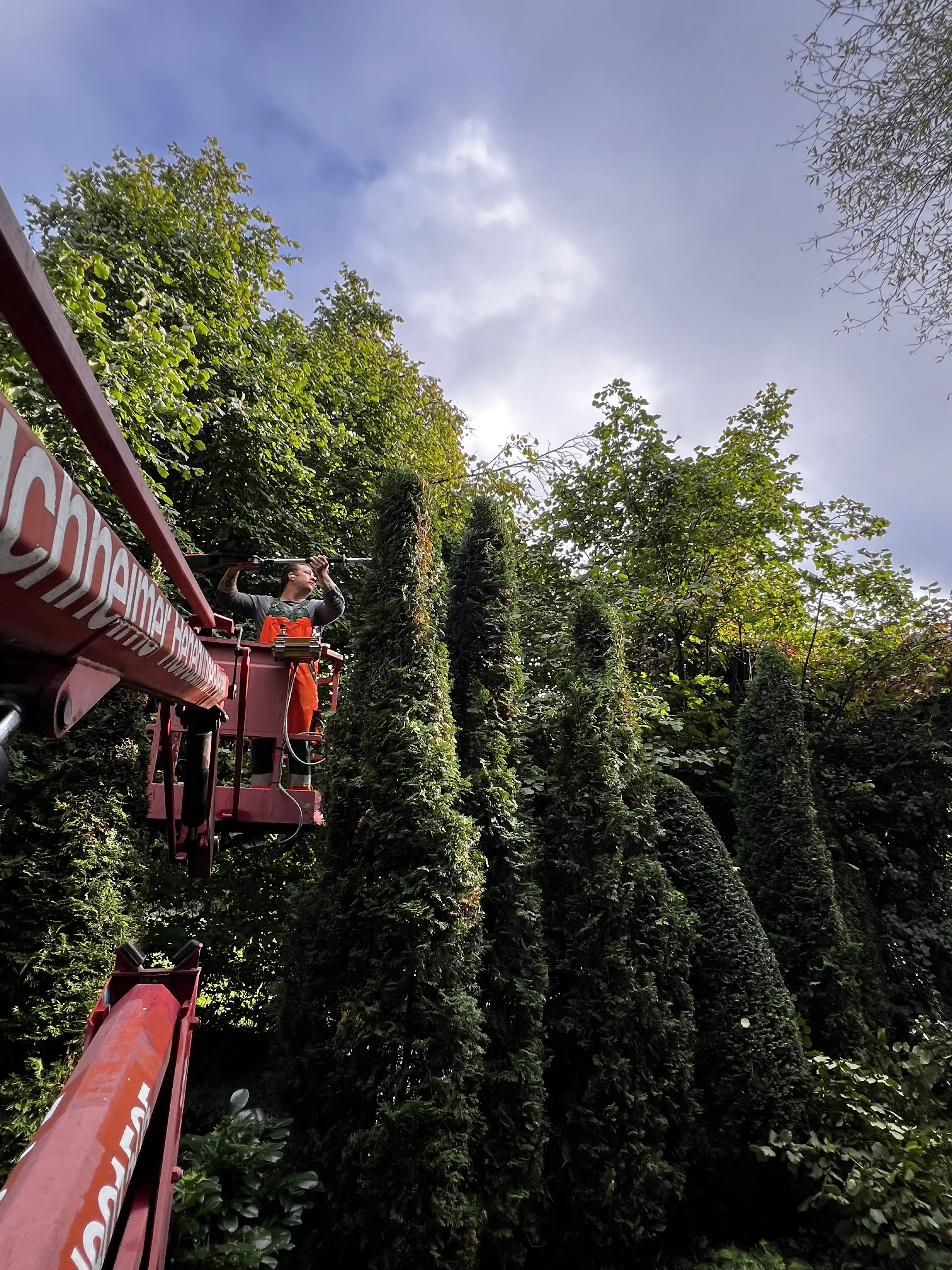 Hubsteiger im Einsatz